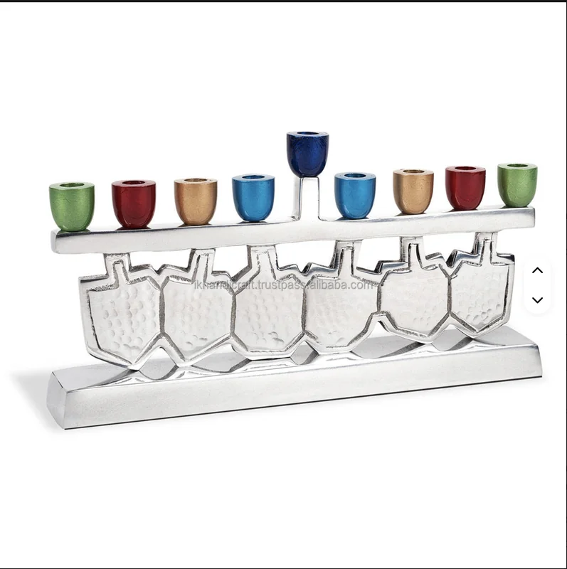 9 ARM MENORAH CANDLESTICK HOLDER - Image 2